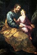 HERRERA, Francisco de, the Elder St Joseph and the Child sr Sweden oil painting reproduction